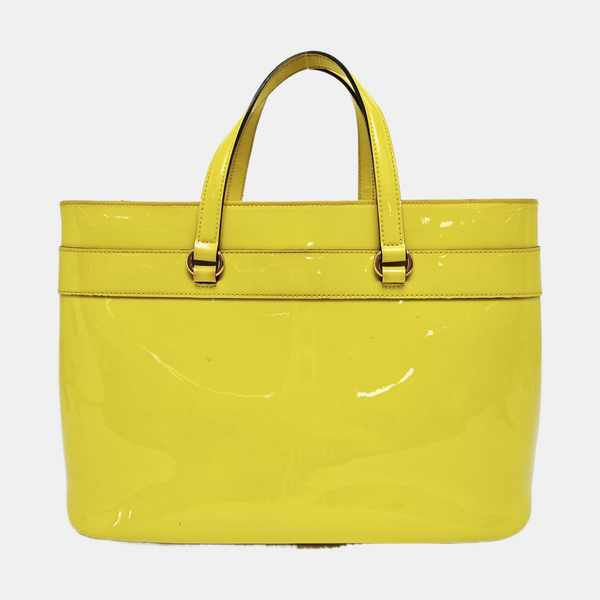Bright Bit Patent Leather Yellow