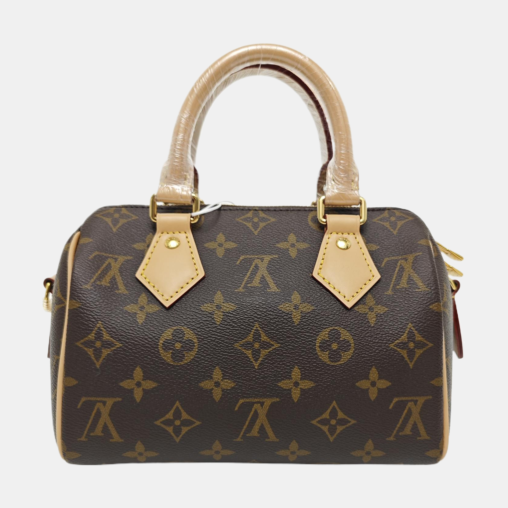 SPEEDY 20 Monogram Coated Canvas Brown