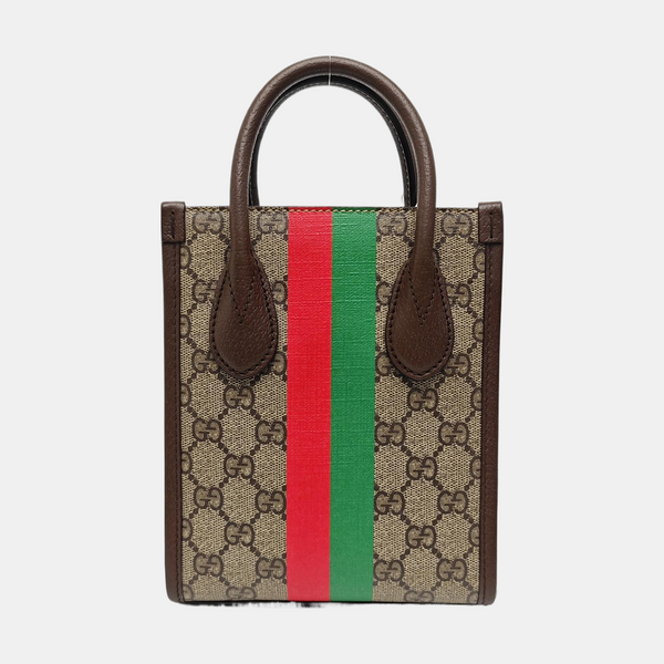 Retro Mini Monogram Coated Canvas Beige
