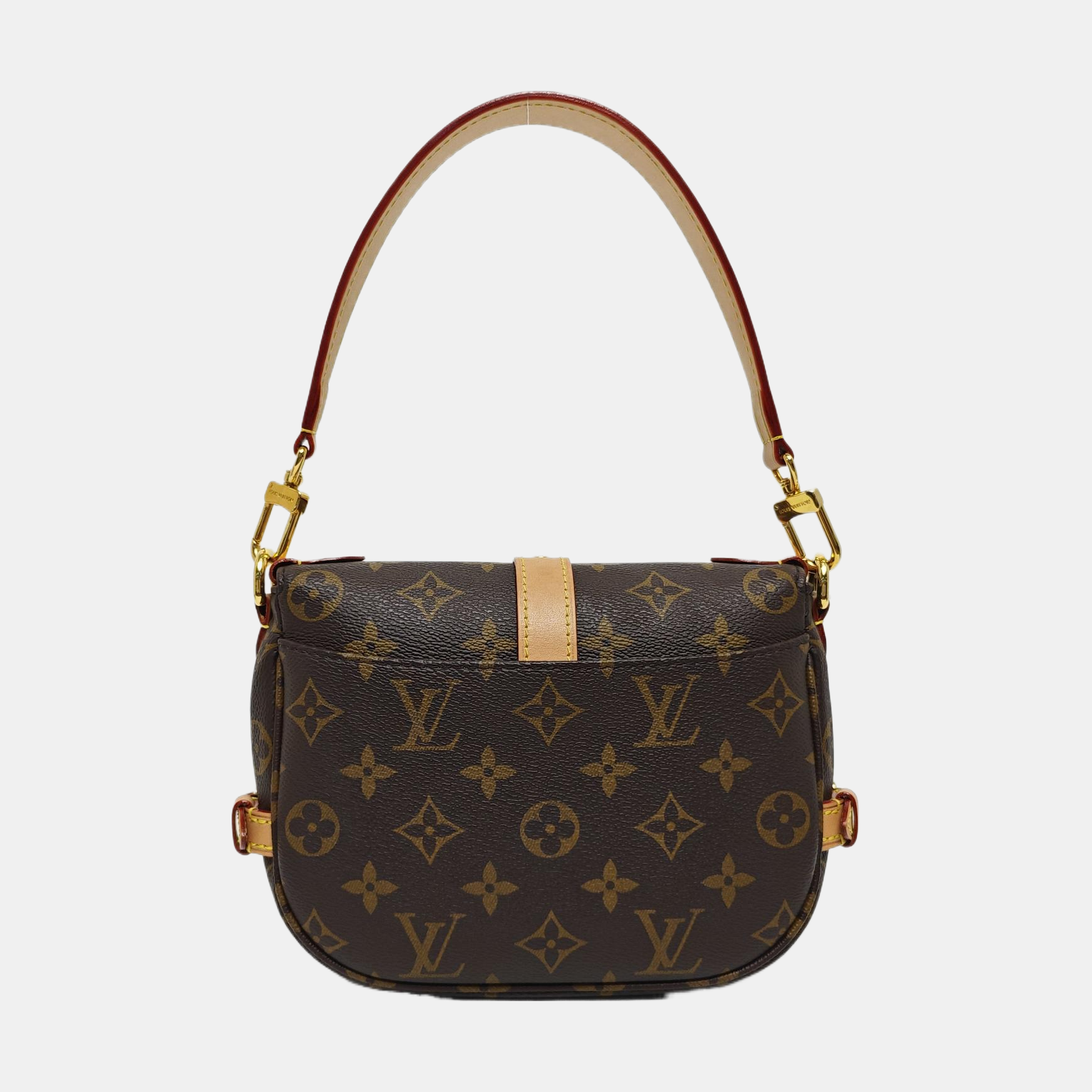 SAUMUR BB Monogram Coated Canvas Brown