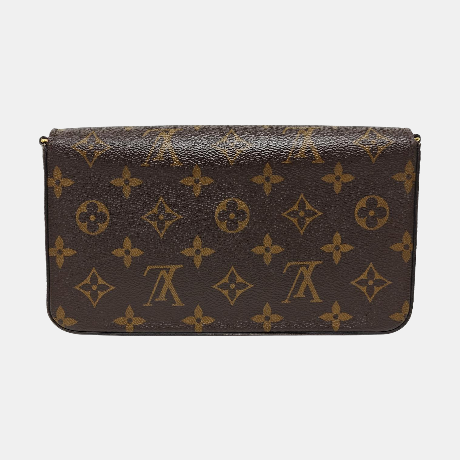 FÉLICIE Monogram Coated Canvas Brown
