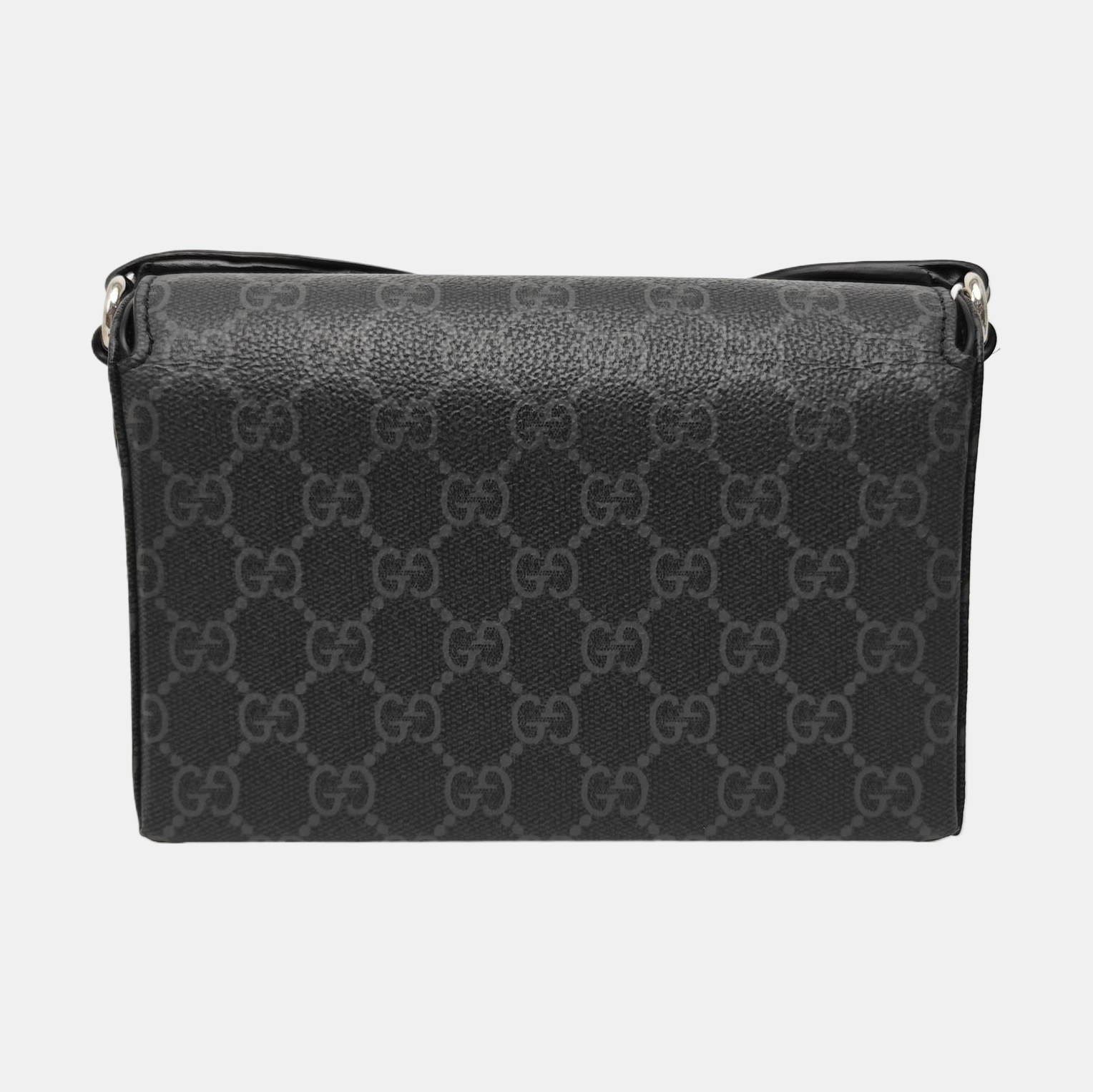 Horsebit 1955 Mini Monogram Coated Canvas Black
