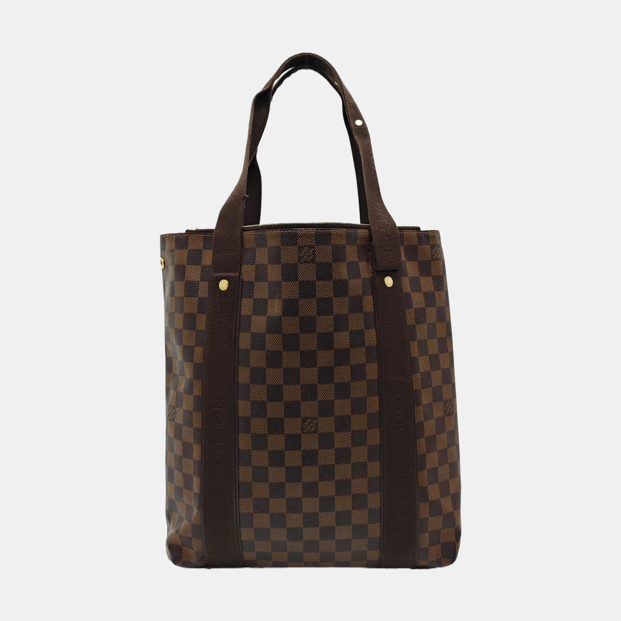 VINTAGE BEAUBOURG Damier Ebene Coated Canvas Brown