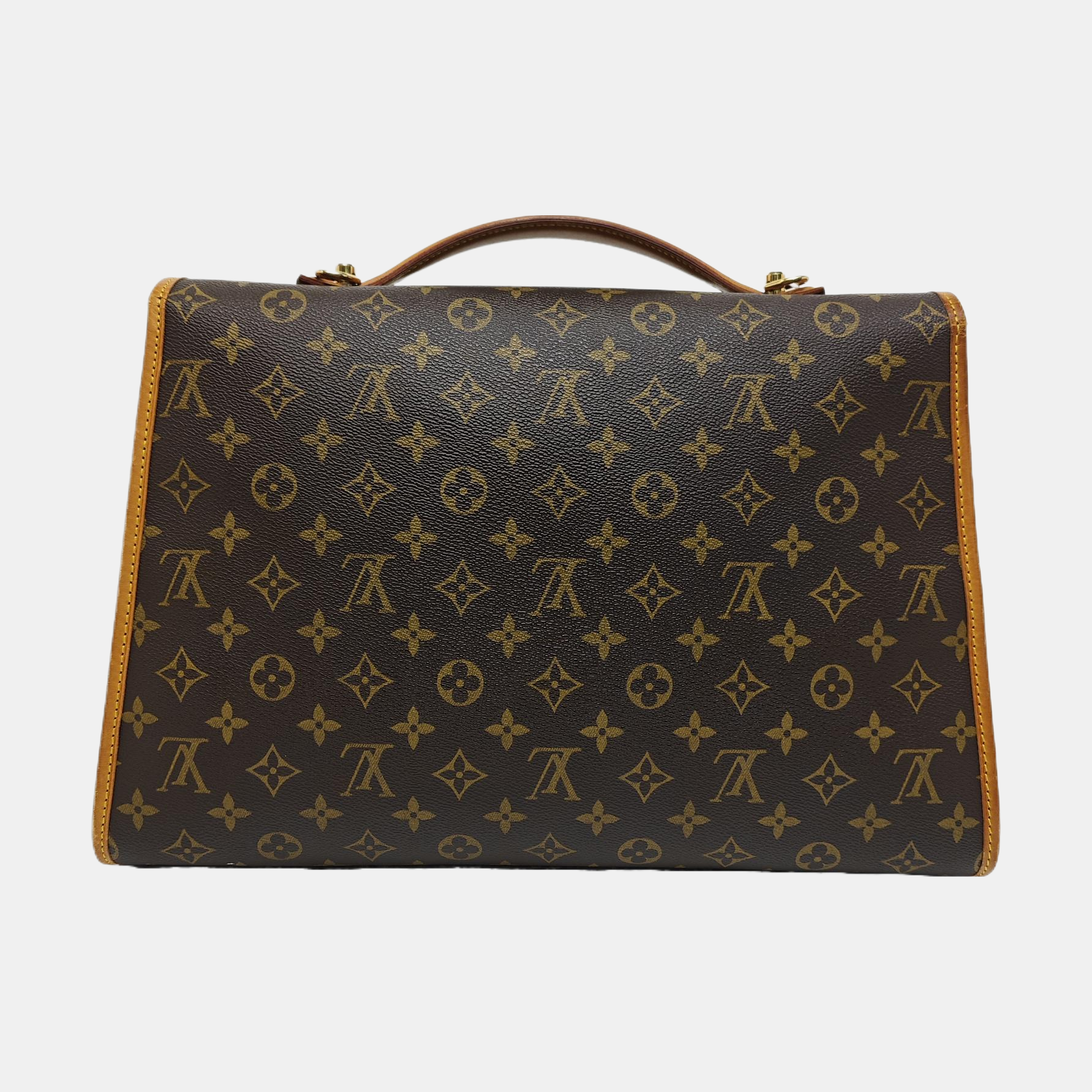 BEL AIR GM Monogram Coated Canvas Brown