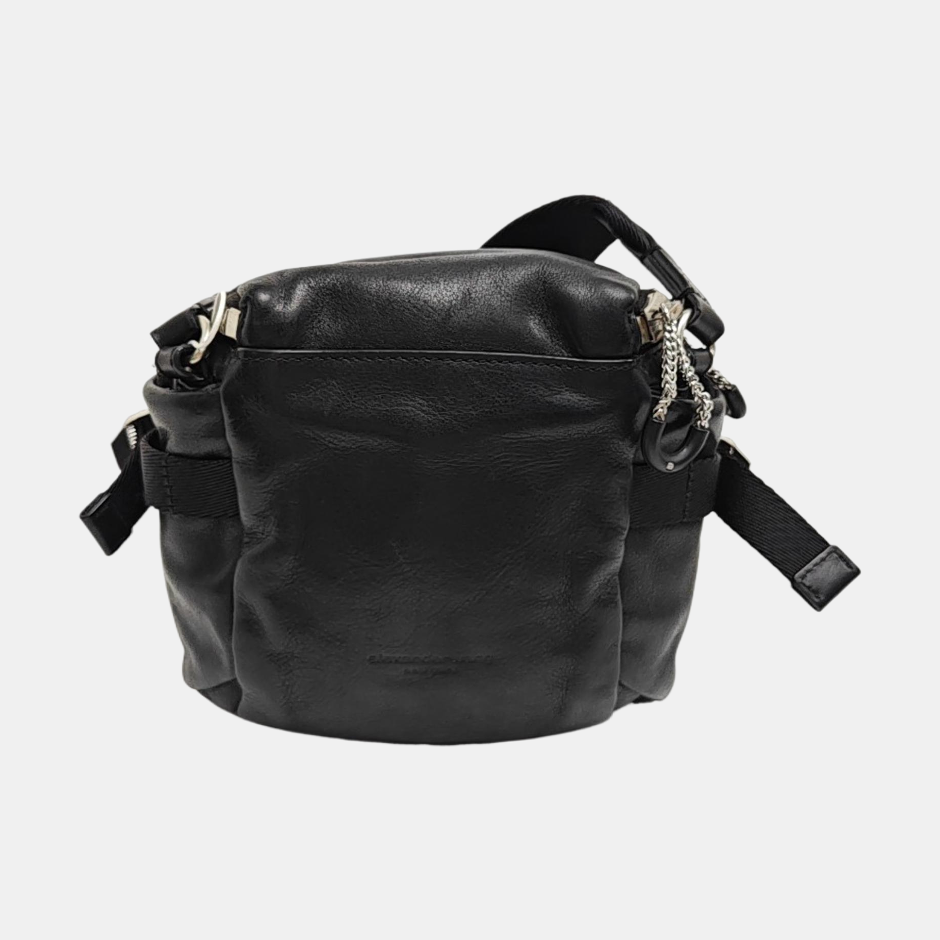 Calfskin Shoulder Bag Black