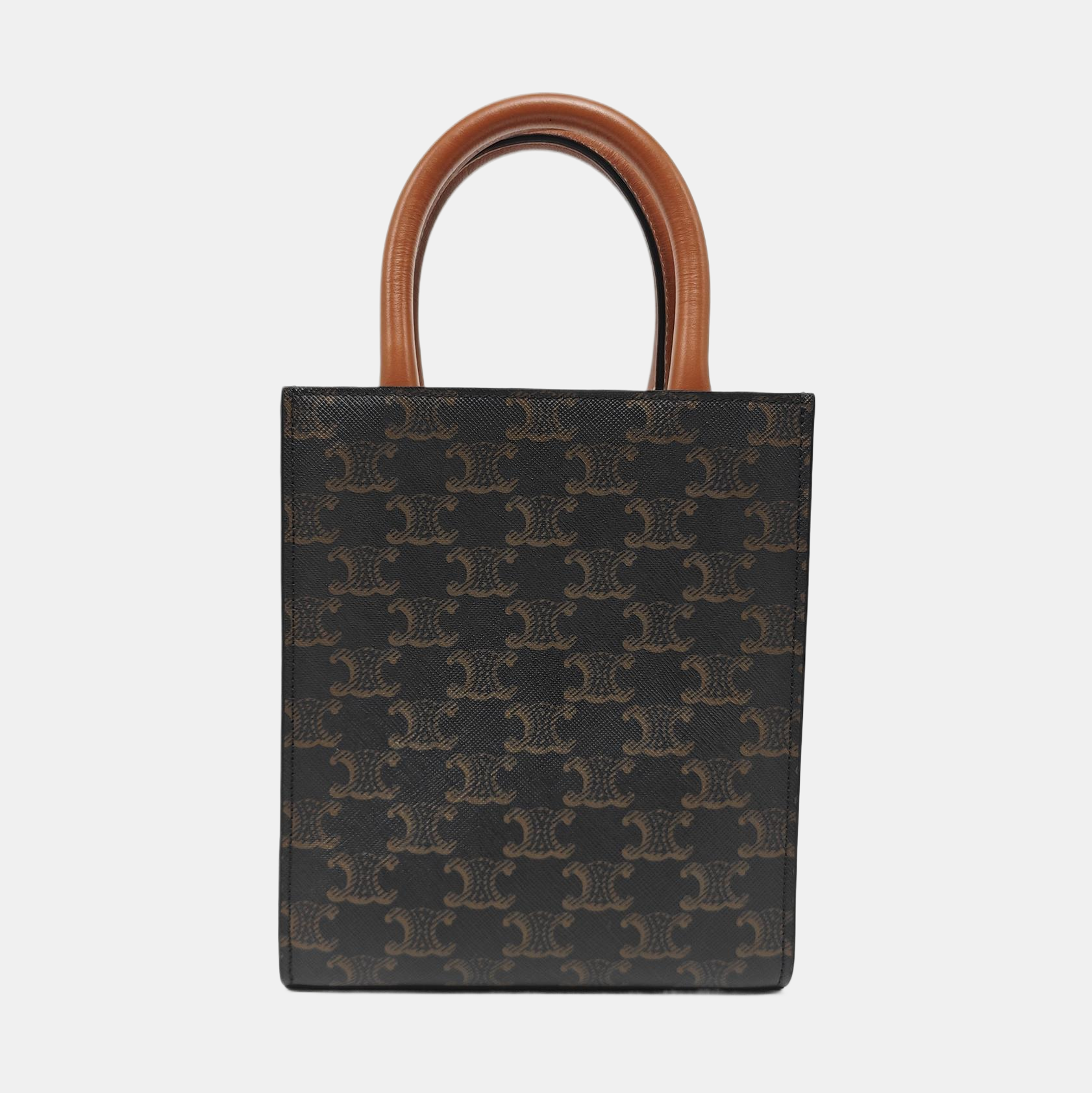 CABAS CELINE Mini Coated Canvas Brown