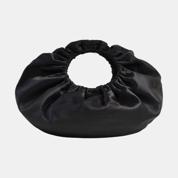 Fabric Top Handle Bag Small Black