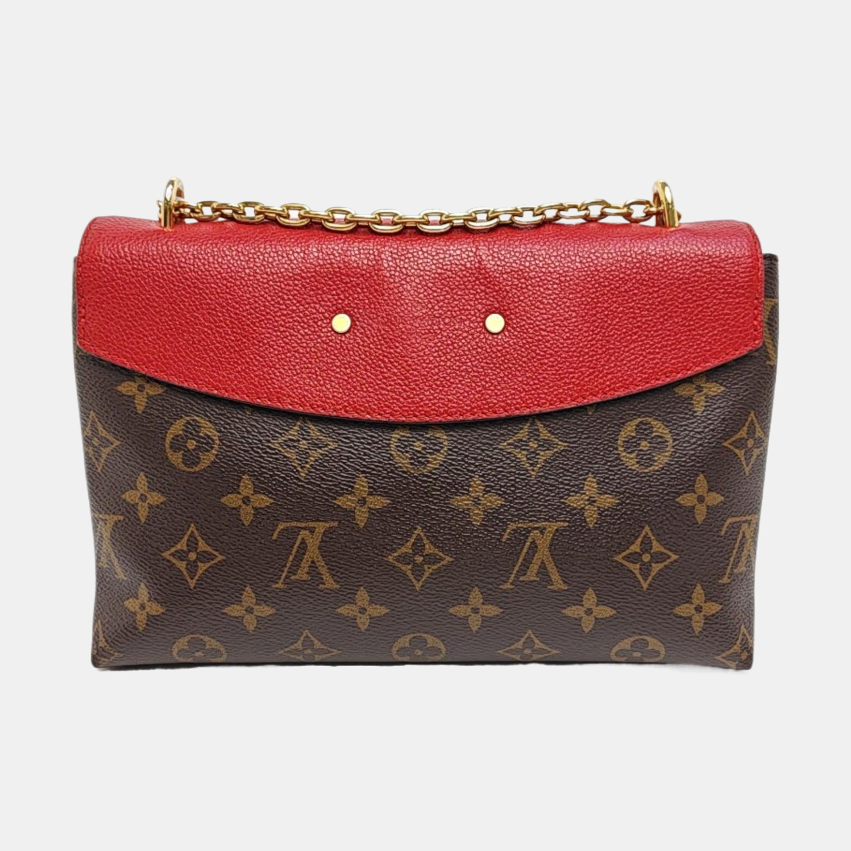 SAINT PLACIDE Monogram Coated Canvas Brown