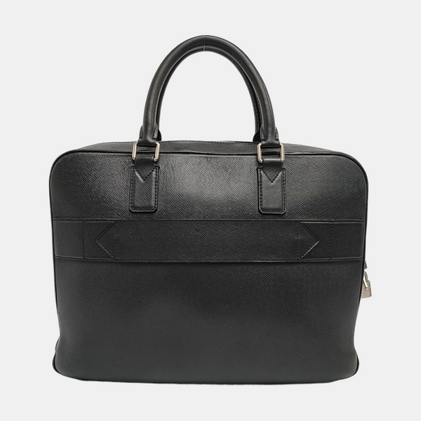 Calfskin Top Handle Bag Black