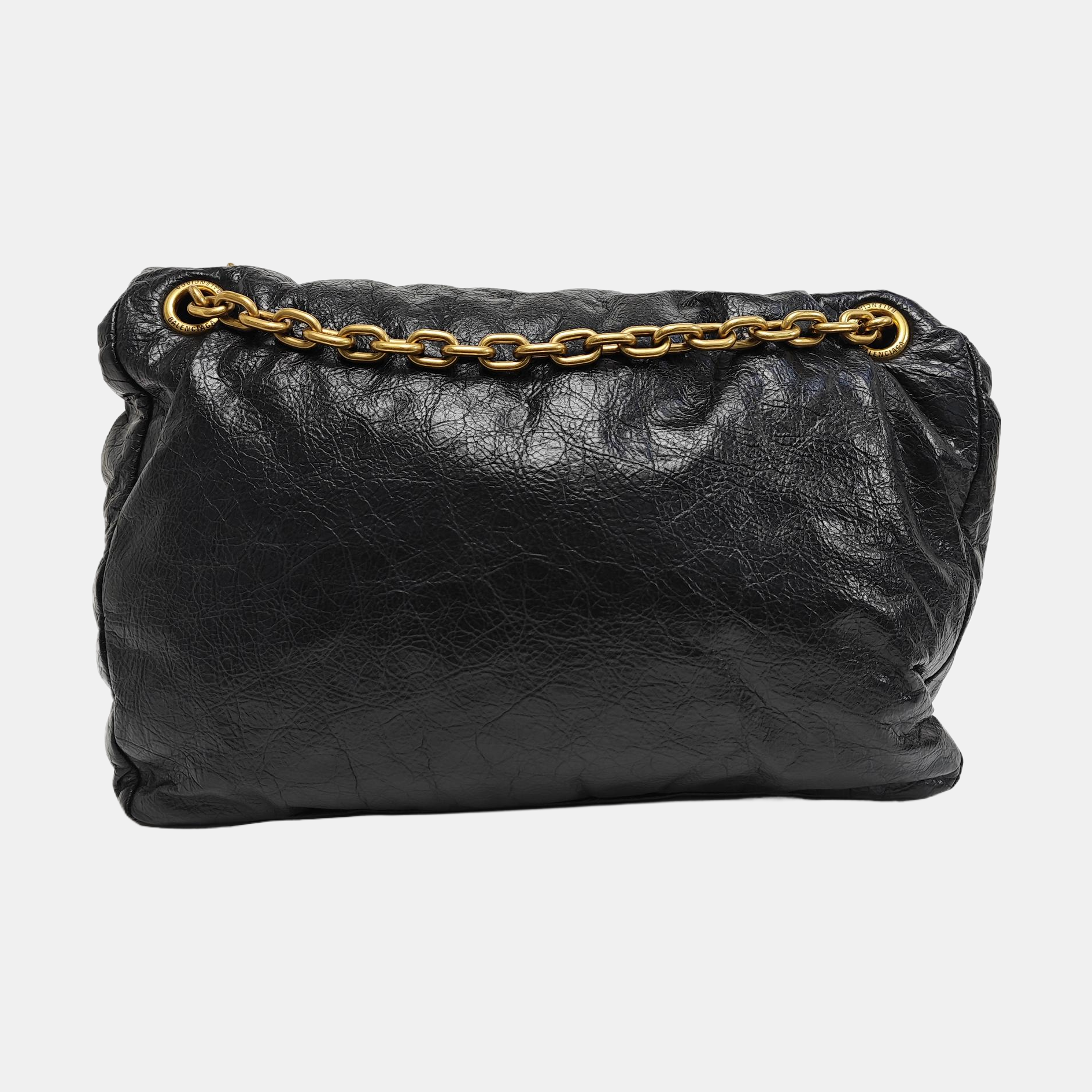 Monaco Medium Calfskin Black