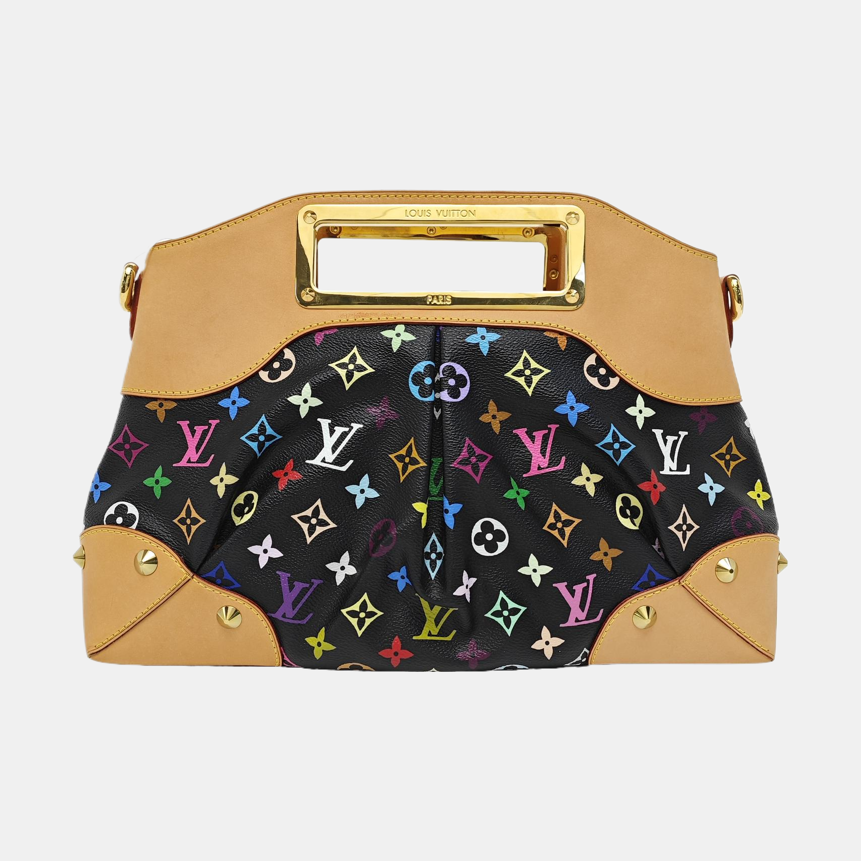 LV × TM JUDY MM Monogram Coated Canvas Black