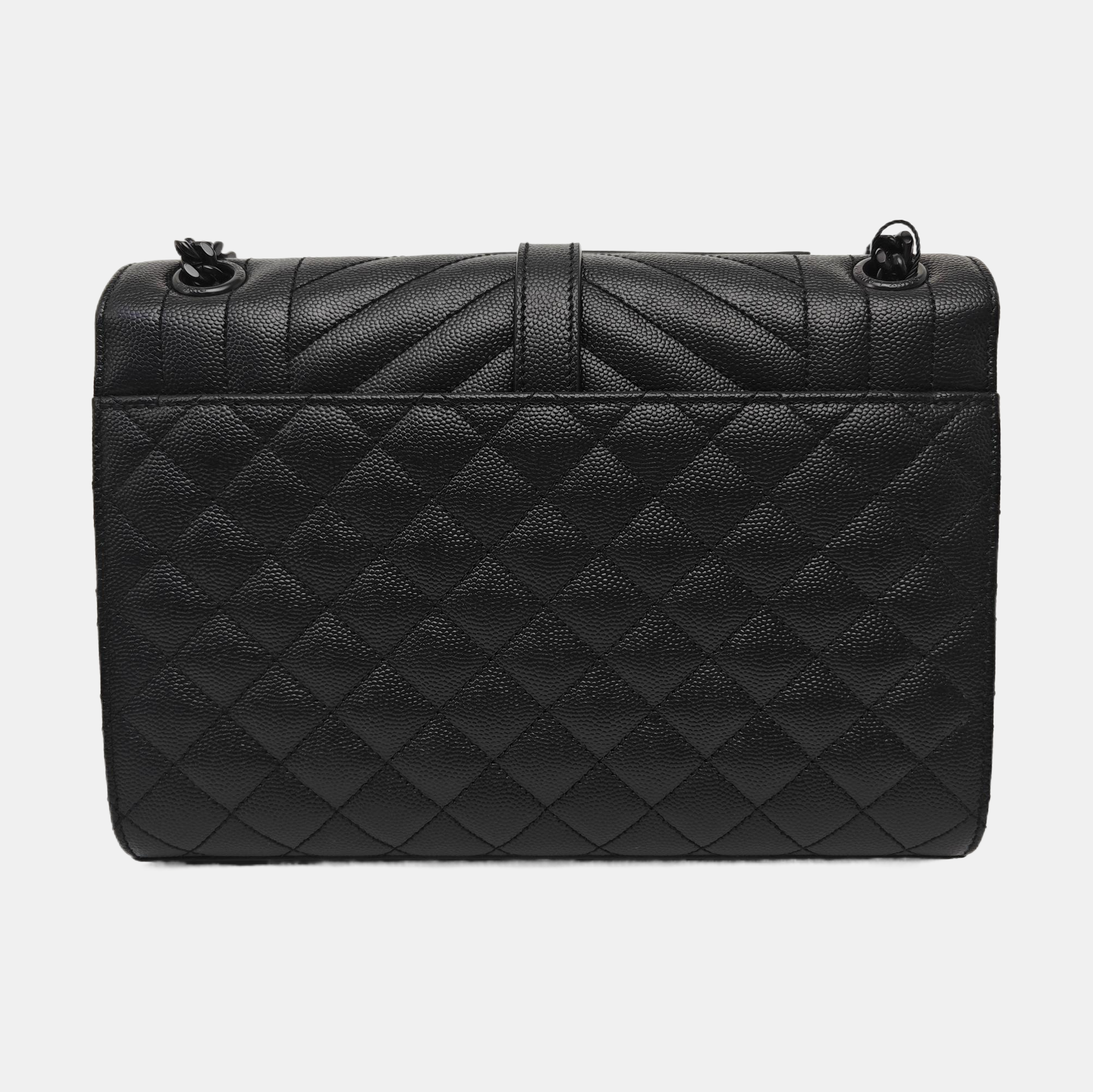ENVELOPE Medium Quilted Calfskin Black
