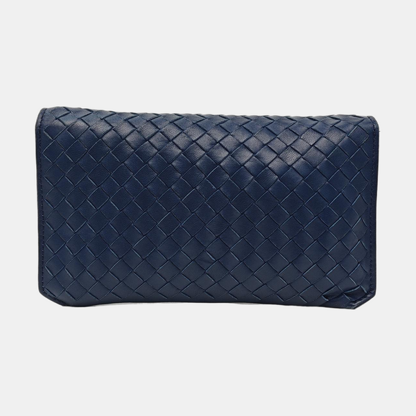 Calfskin Wallet Blue