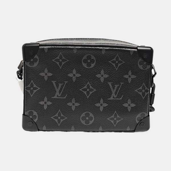 SOFT TRUNK Mini Monogram Coated Canvas Black