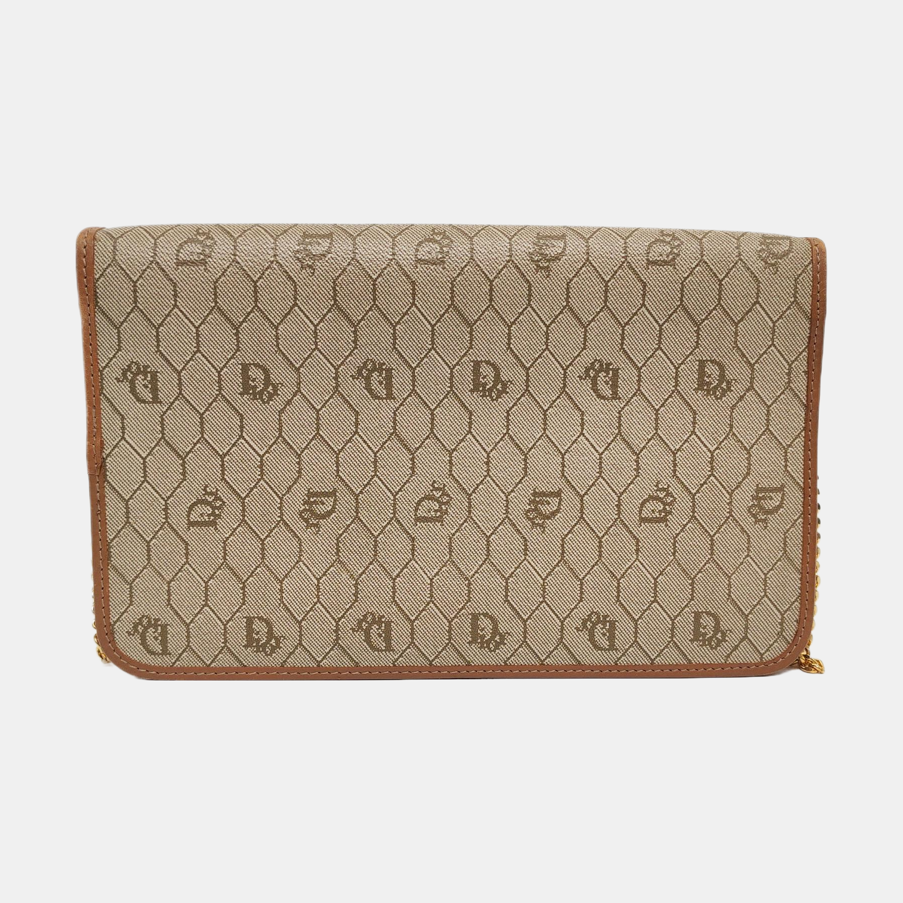 Vintage Honeycomb Coated Canvas Brown