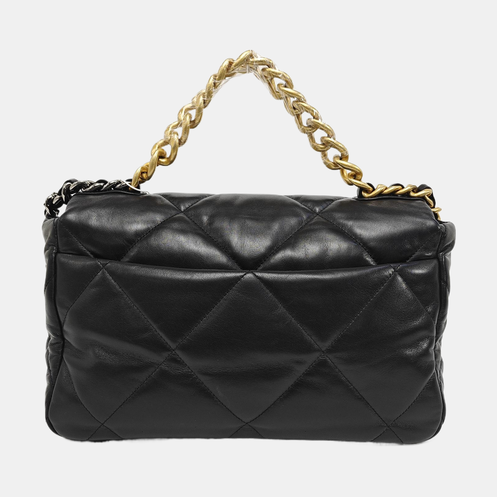 CHANEL 19 Medium Quilted Lambskin Black