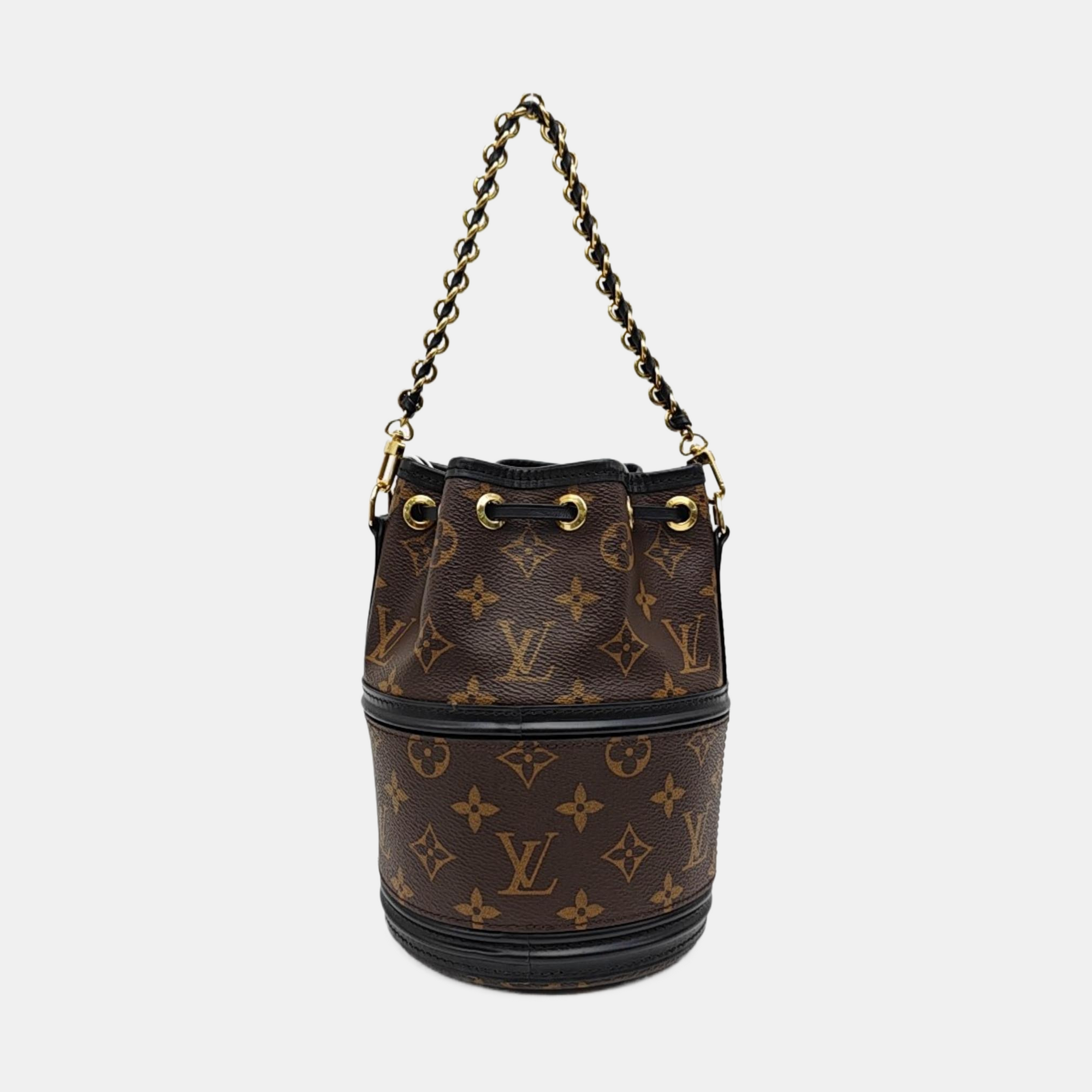 CANOÉ Monogram Coated Canvas Brown
