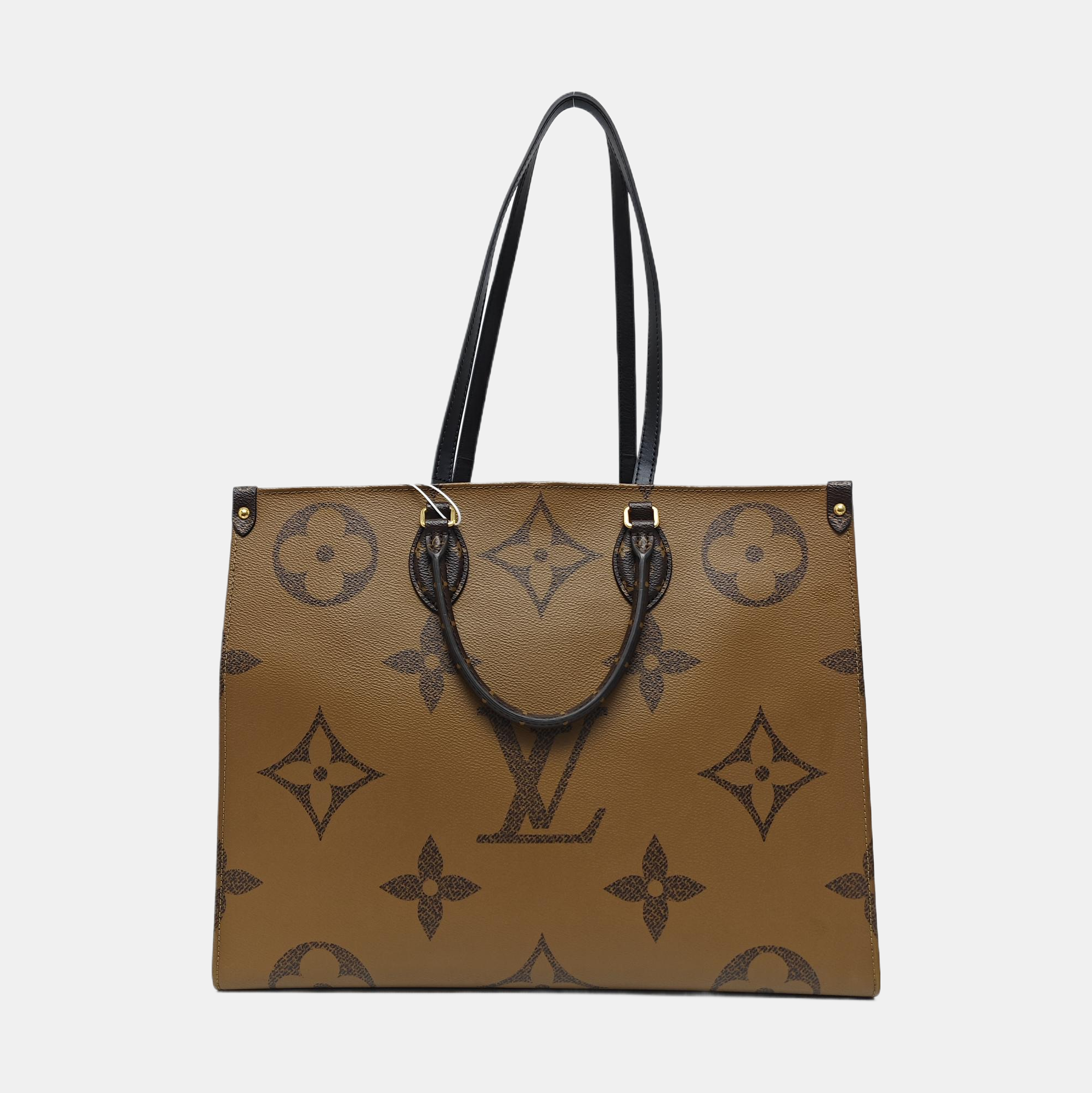 ONTHEGO GM Monogram Coated Canvas Brown