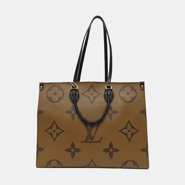 ONTHEGO GM Monogram Coated Canvas Brown