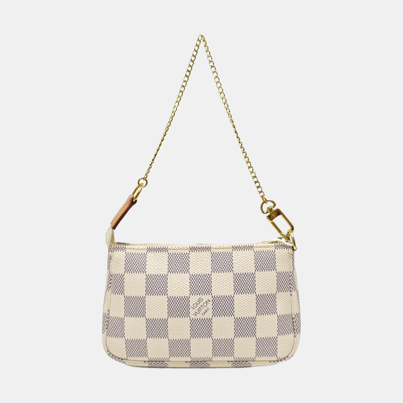 ACCESSOIRES Mini Damier Azur Coated Canvas White