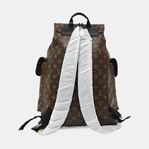 CHRISTOPHER MM Monogram Coated Canvas Brown