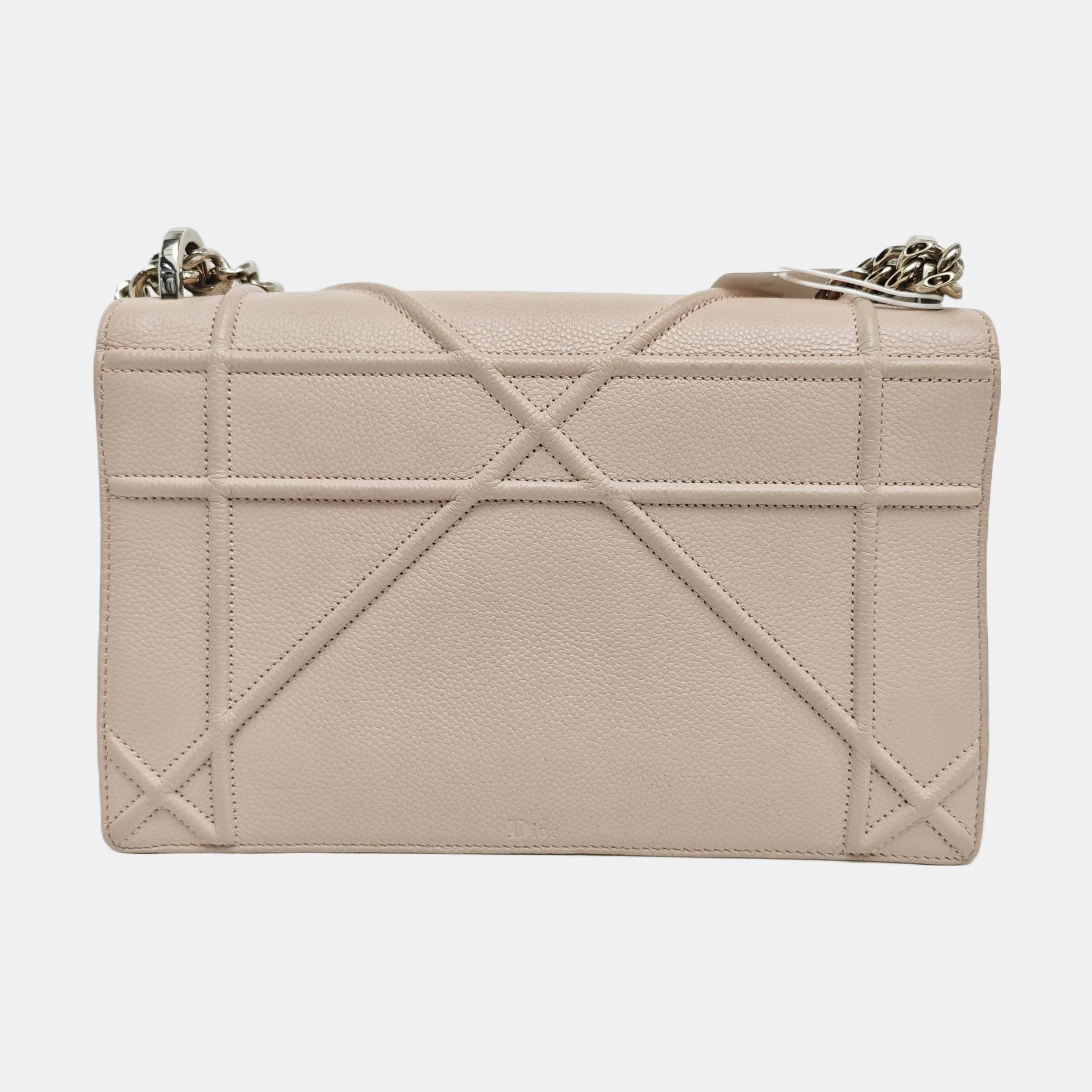 Diorama Medium Cannage Calfskin Pink