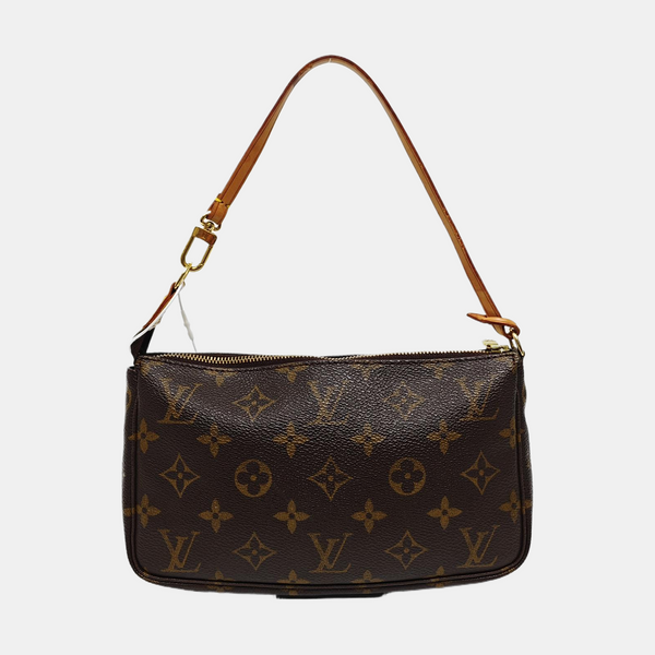 ACCESSOIRES Monogram Coated Canvas Brown