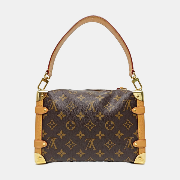 SIDE TRUNK MM Monogram Coated Canvas Brown