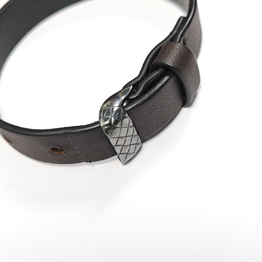 Leather Brown Bangle