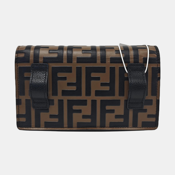 Double Micro Calfskin Black
