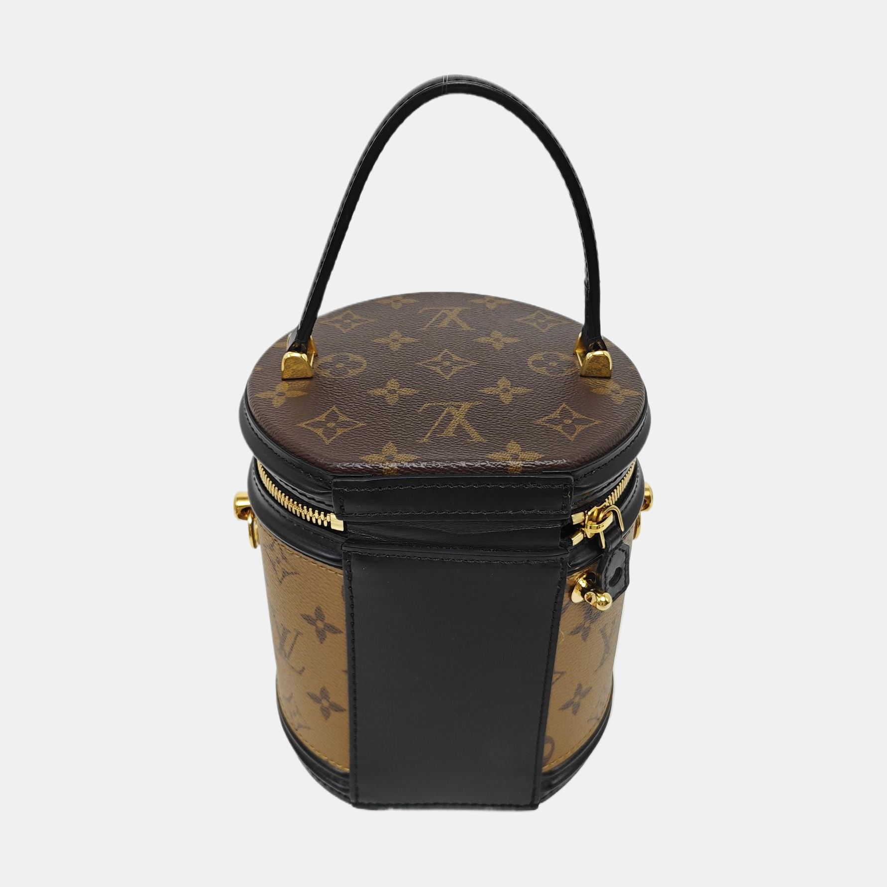CANNES PM Monogram Coated Canvas Brown