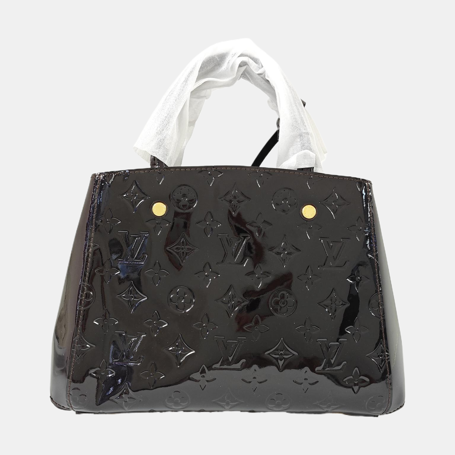 MONTAIGNE BB Monogram Patent Leather Red