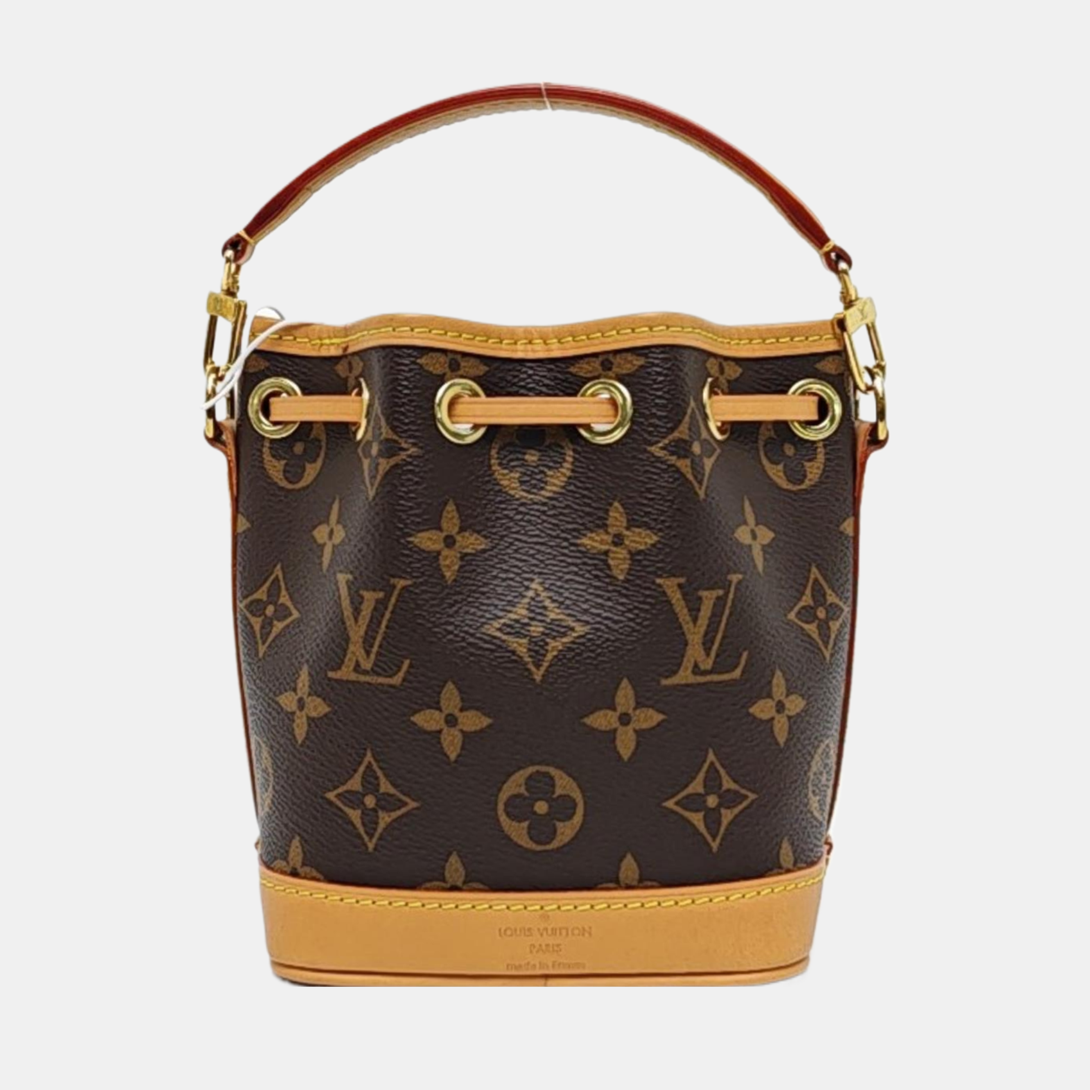 NOÉ Nano Monogram Coated Canvas Brown