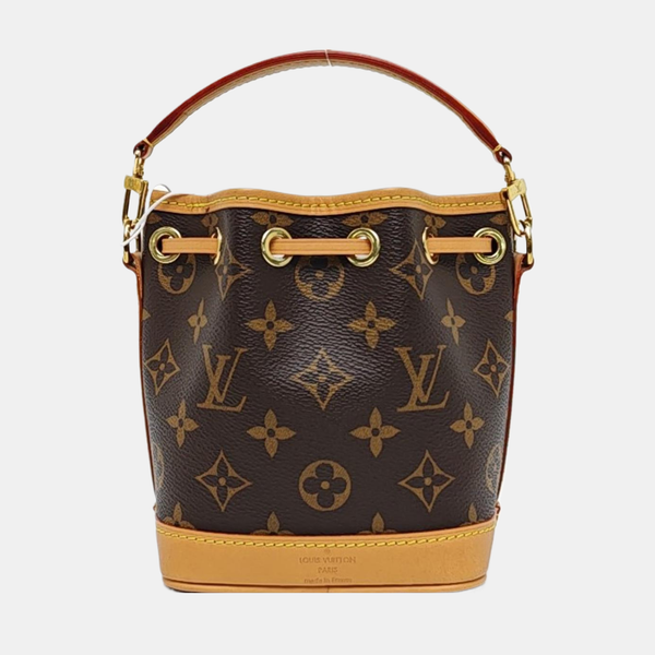 NOÉ Nano Monogram Coated Canvas Brown