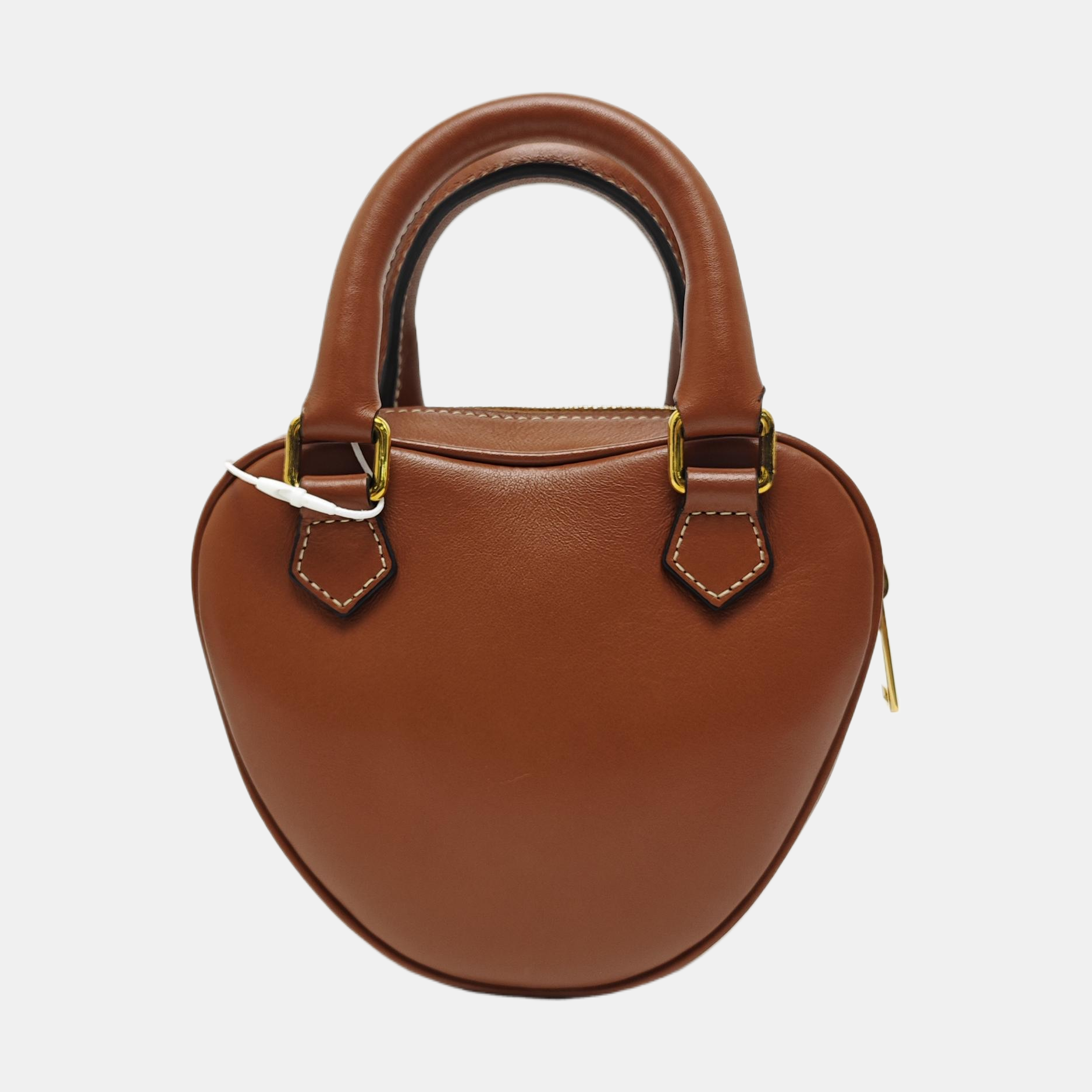 Calfskin Shoulder Bag Brown