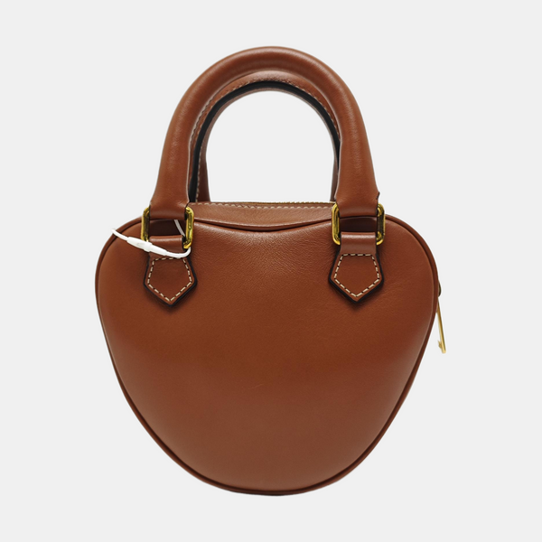 Calfskin Shoulder Bag Brown