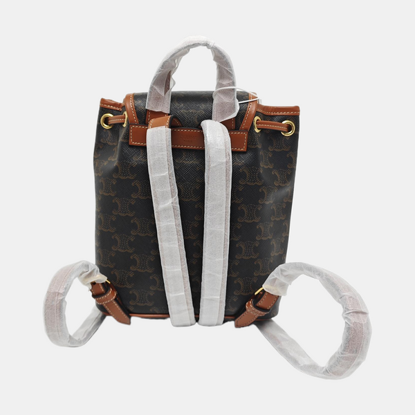TRIOMPHE Mini Coated Canvas Brown