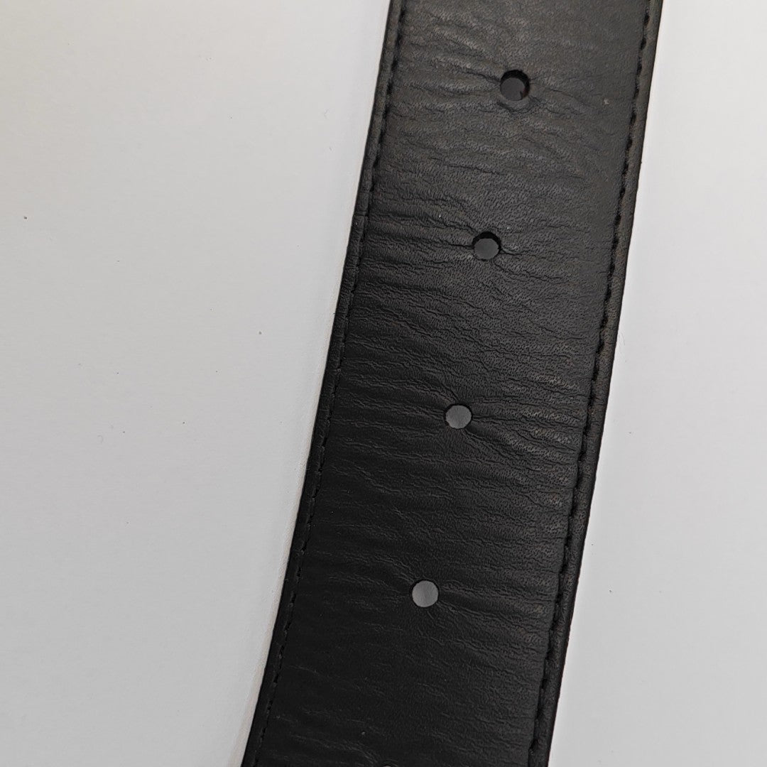 Coated Canvas Belt Black