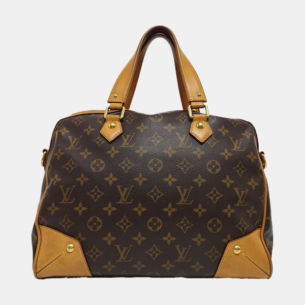 RETIRO NM Monogram Coated Canvas Brown