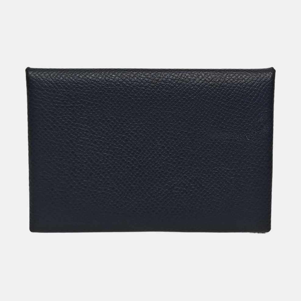 Calvi Epsom Blue Card Holder