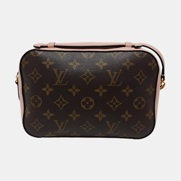 SAINTONGE Monogram Coated Canvas Brown