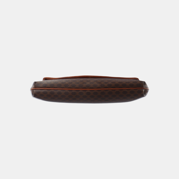 MACADAM CLUTCHES Coated Canvas Brown