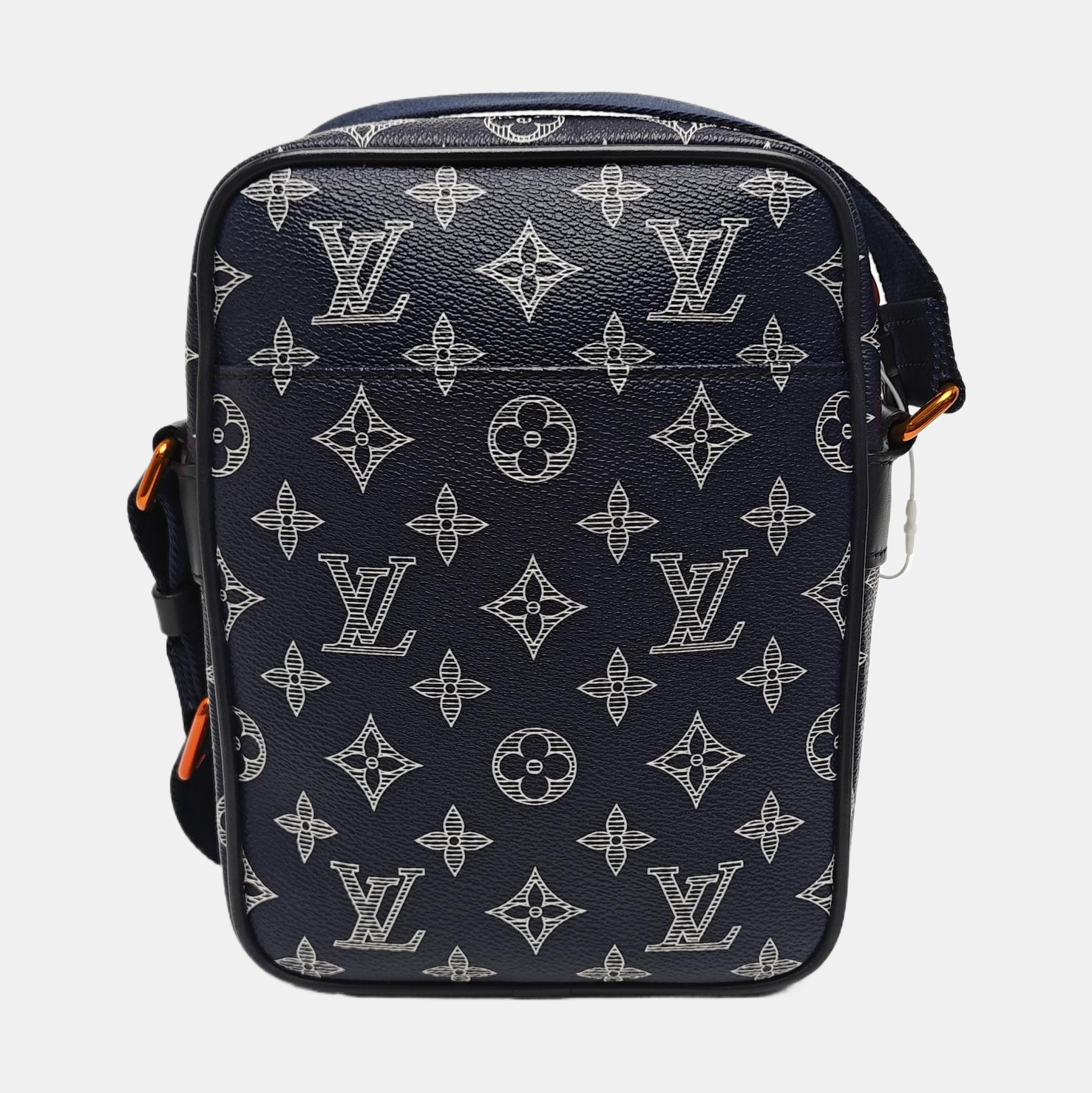 DANUBE PM Monogram Coated Canvas Blue