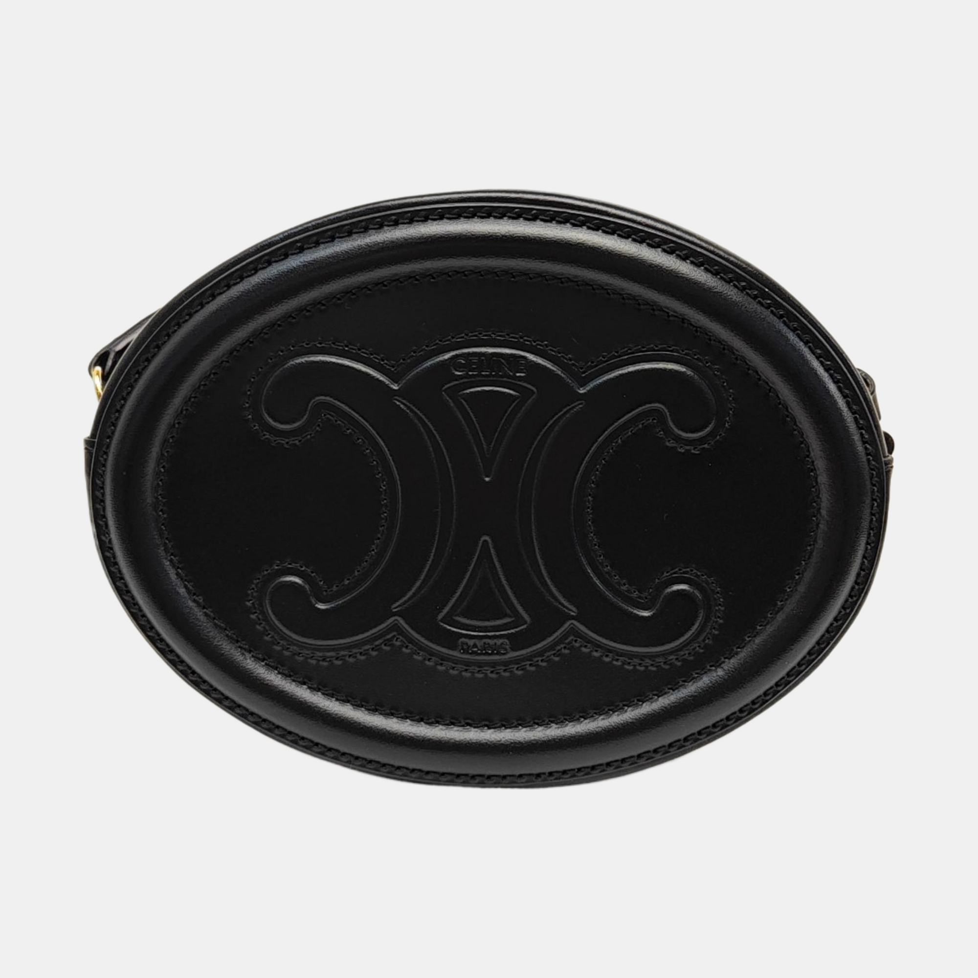 TRIOMPHE Mini Calfskin Black