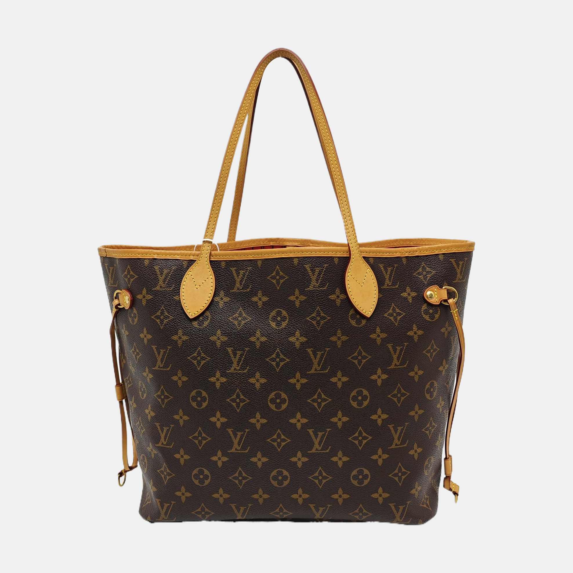 NEVERFULL MM Monogram Coated Canvas Brown
