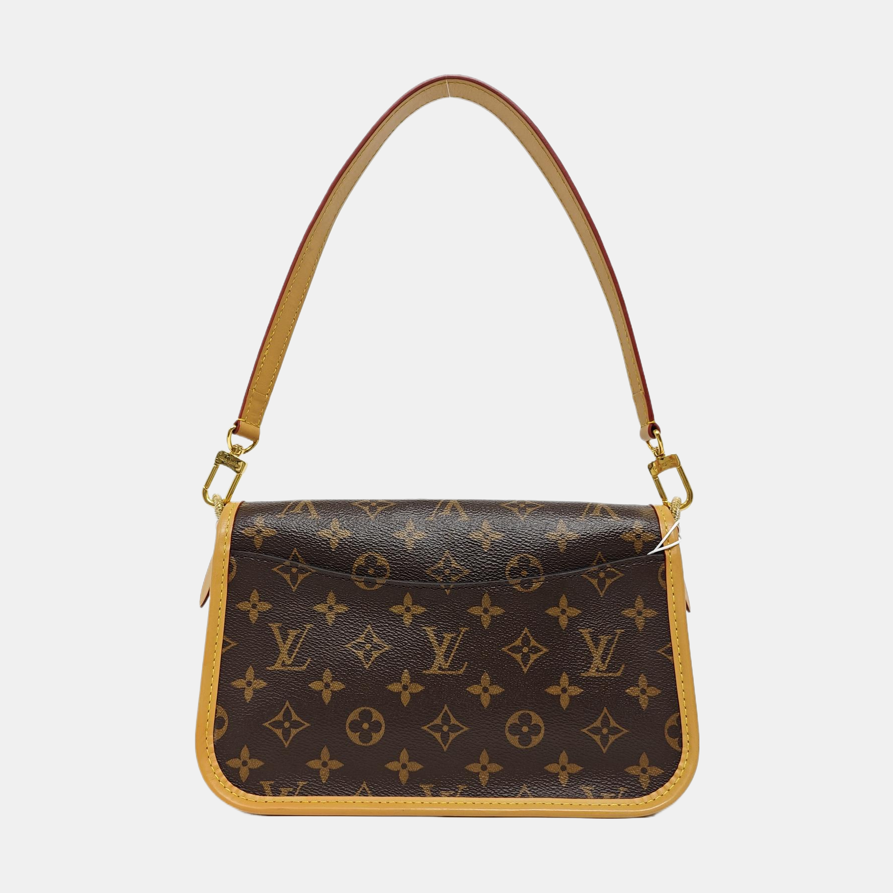 DIANE Monogram Coated Canvas Brown