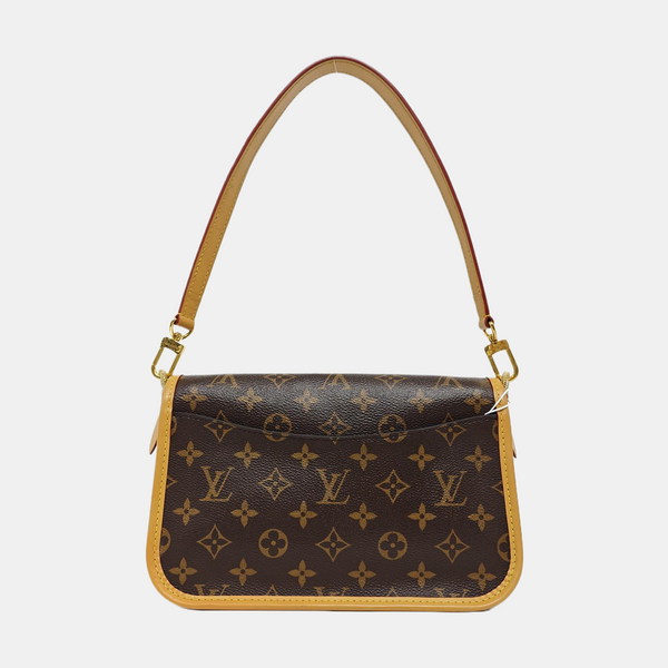 DIANE Monogram Coated Canvas Brown