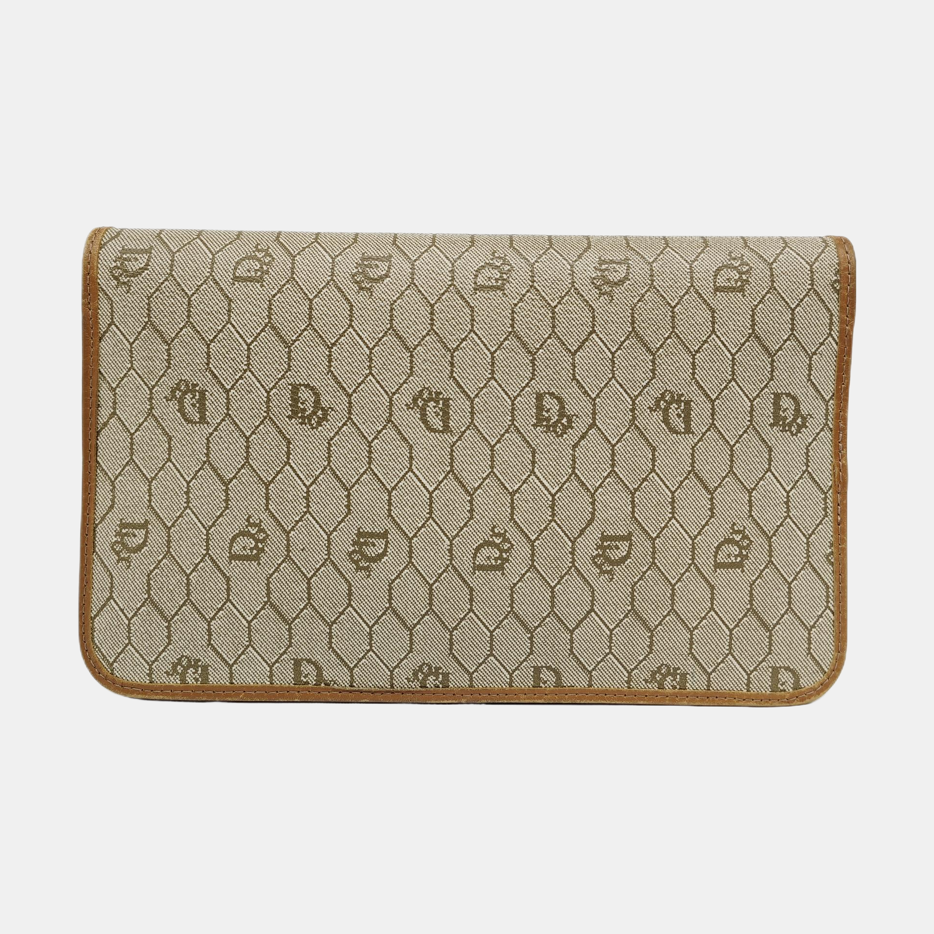 Vintage Honeycomb Coated Canvas Brown