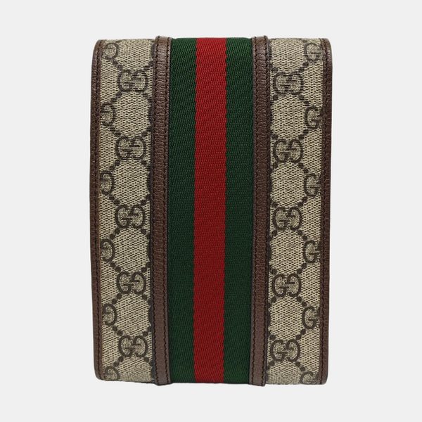 Ophidia Mini Monogram Coated Canvas Beige
