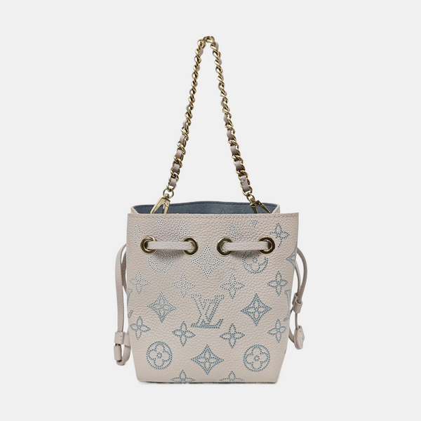 BELLA Monogram Calfskin Gray